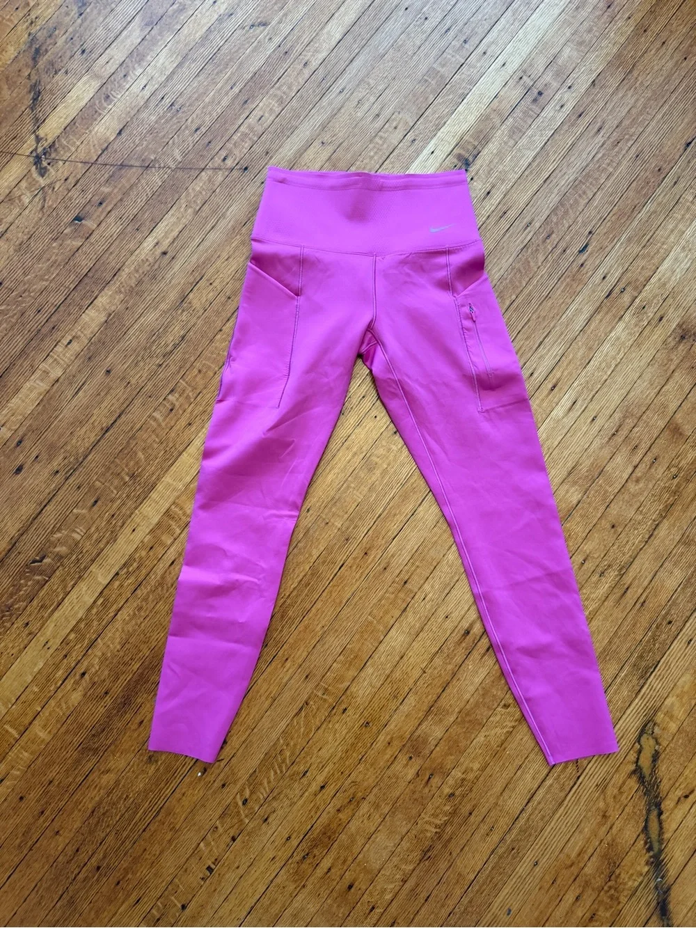 Nike GO High-Rise 7/8 Leggings in Bright Pink